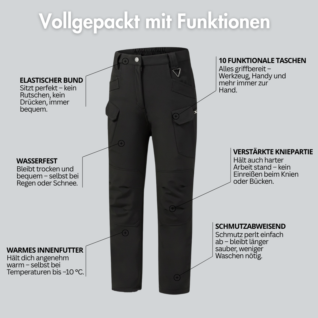 1+1 GRATIS: ProWork Thermal – wasserfest, warm gefüttert & mit vollem Schutz bei jedem Einsatz.